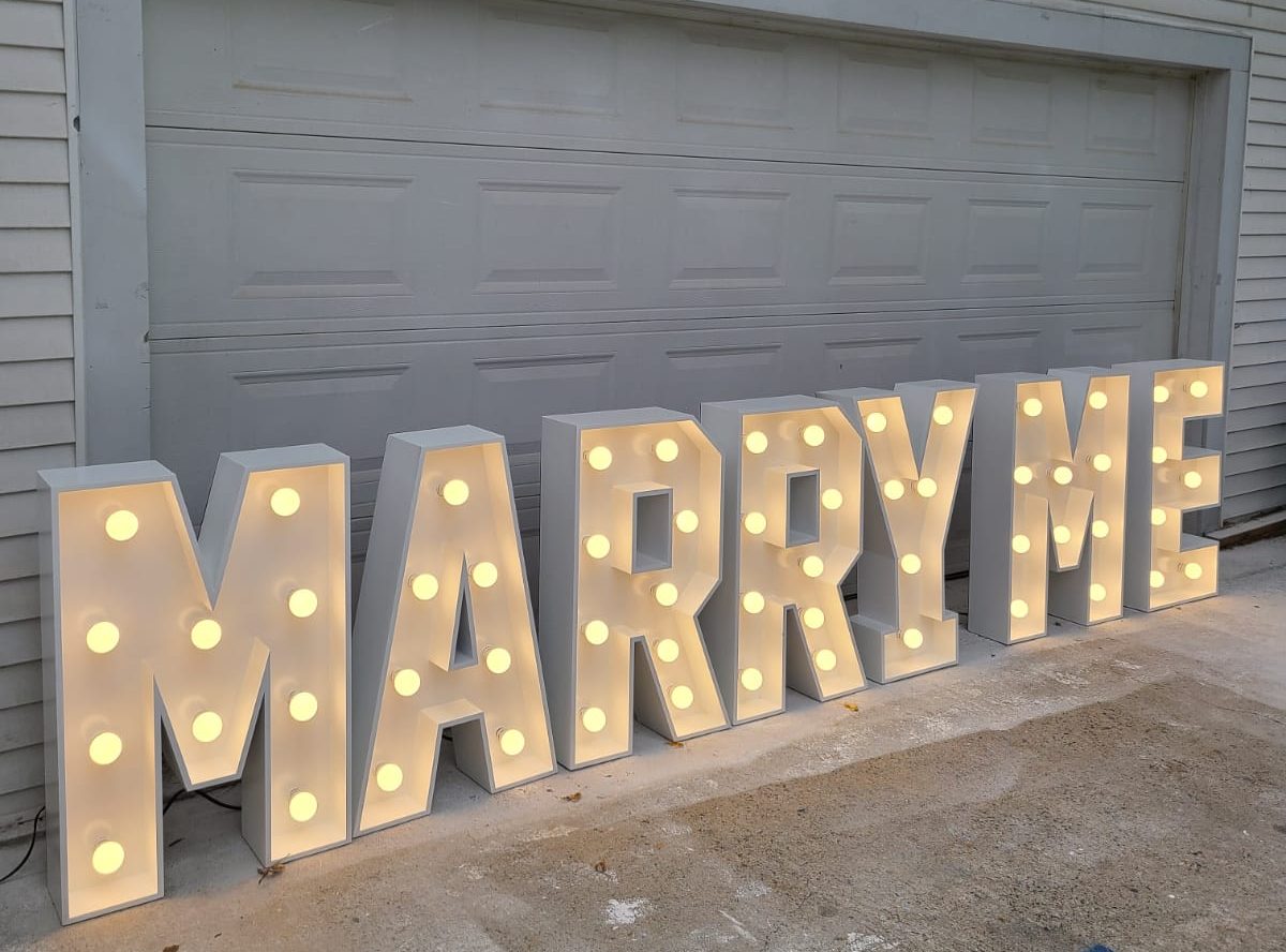 led marquee letter lights 3 ft