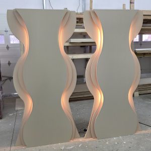 Wavy Illuminated Panel