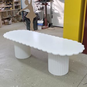 Scalloped Table