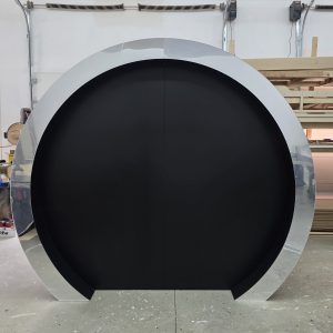 Acrylic Edge Round Backdrop