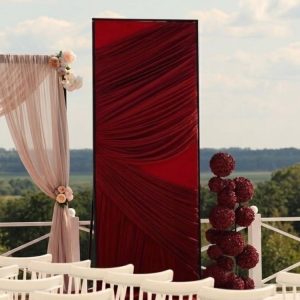 Vertical Metal Arch for Curtains