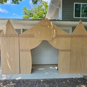 Layered Tent Backdrop